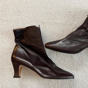 Vintage Evan-Picone Zip-Up Ankle Boots